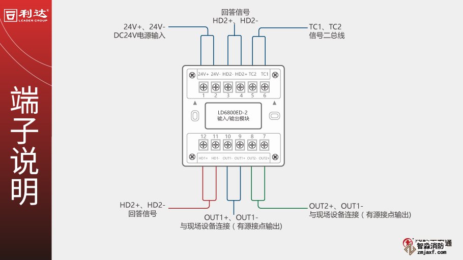 LD6800ED-2模块端子说明